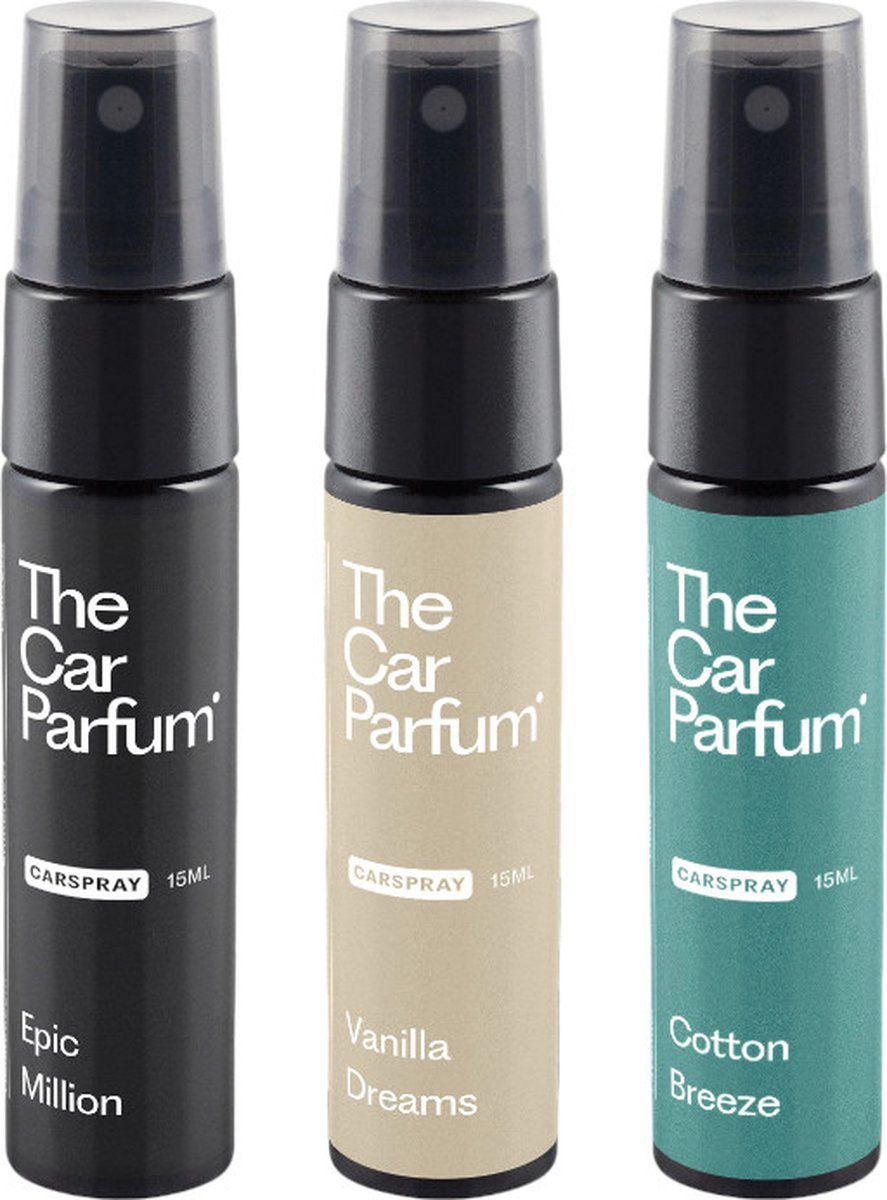 Goedkoopste The Car Parfum Auto Parfum - Auto Geurverfrisser - Auto Geur - Special Box - 3 frisse geuren - Top 3 Exclusief