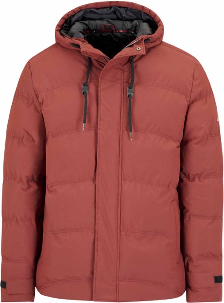 BJØRNSON Boje Winterjas Heren - Winddicht - Maat M - Rood-Bruin