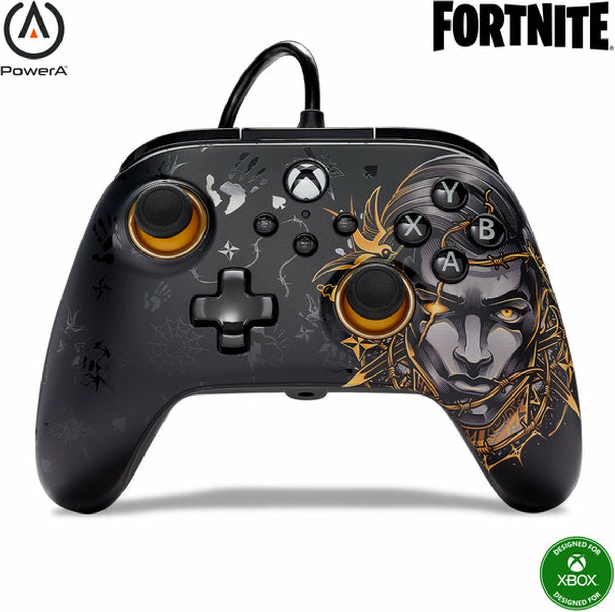 PowerA Advantage Controller met gameknoppen en 3m USB-C kabel thumbnail 2