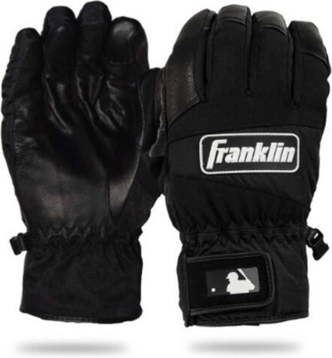Franklin Honkbal/Softbal Slaghandschoenen Volwassenen| Maat L Kleur Black