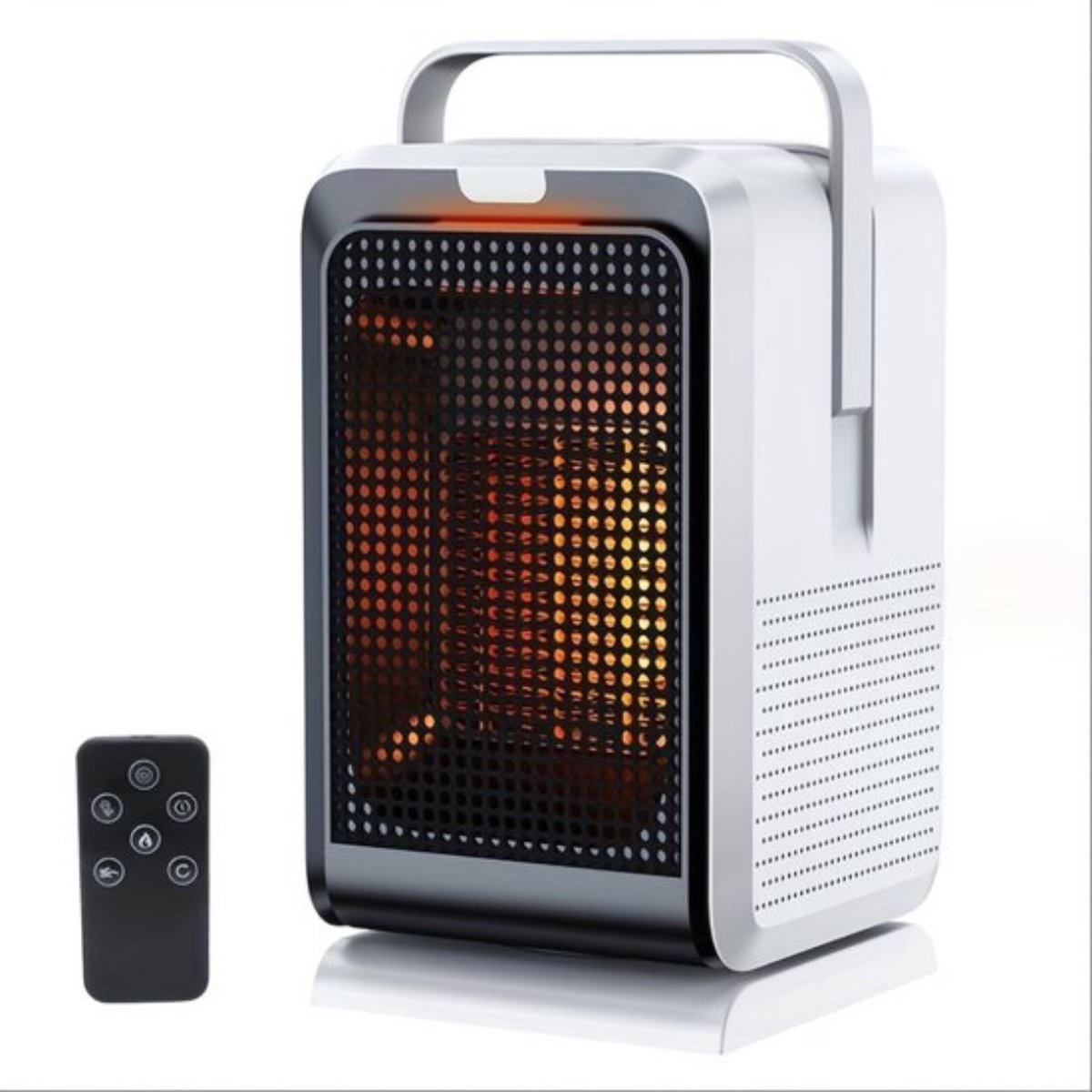 Bovista Elektrische Kachel - Haard - Heater - Mini Kachel - Luchtblazer - Wit