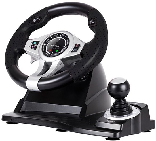Traser Controller Tracer TRAJOY46524 game controller Zwart Stuurwiel + pedalen geschikt ...