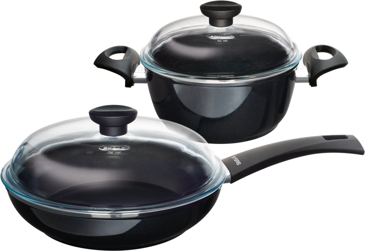Sysas - Kampeerset - Hapjespan 24cm & kookpan 20cm