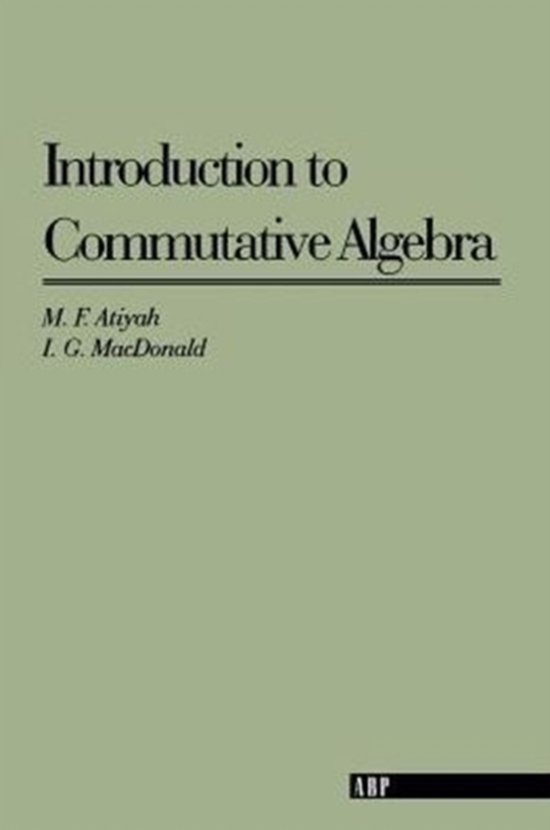 Introduction to Commutative Algebra - cover