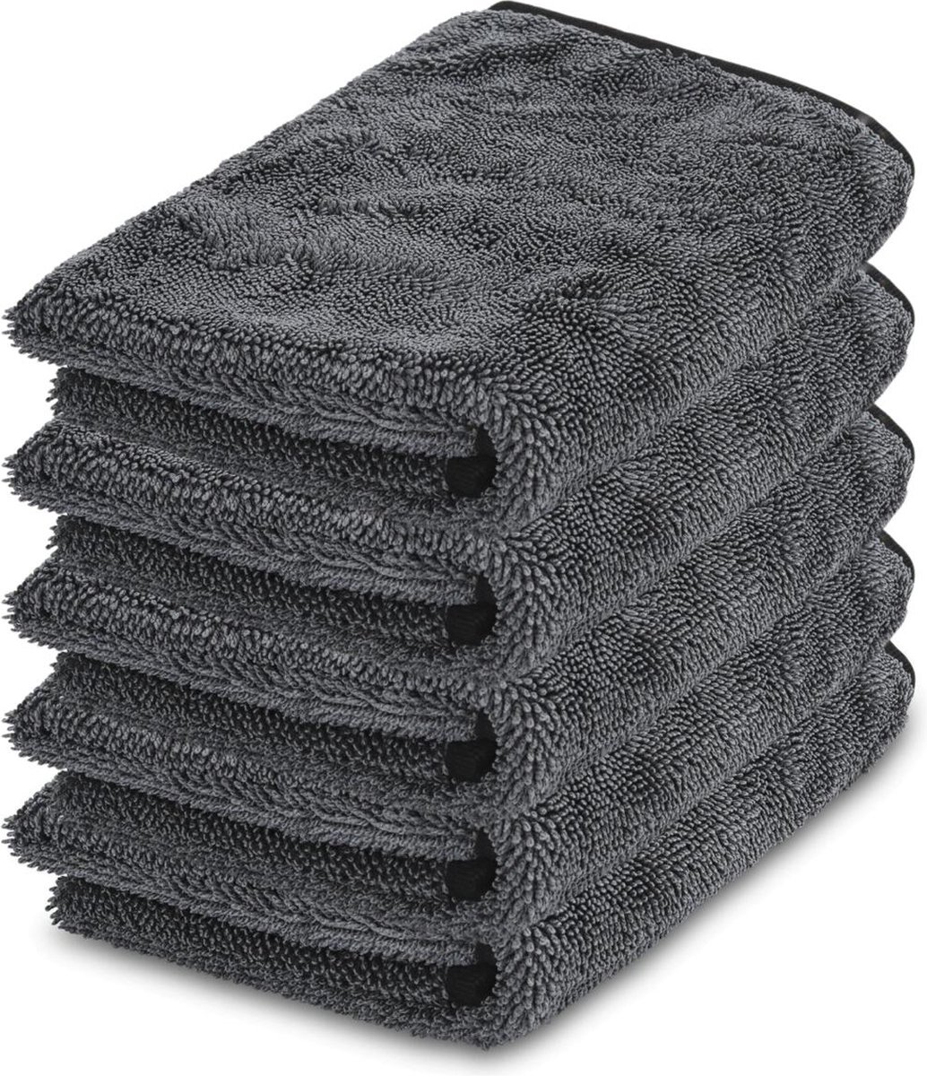 Goedkoopste Microvezelstore - 5-pack -Droogdoek Badkamer - 40x60cm - Microvezel droogdoek - Fastdry