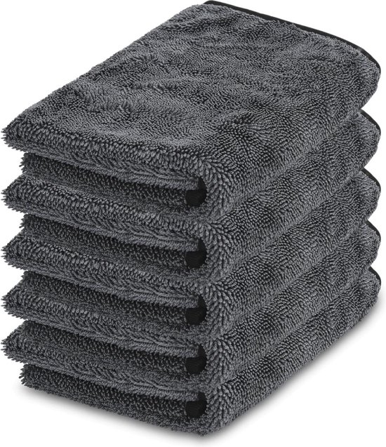 Magasin microfibre - Pack de 5 - Serviette de séchage Salle de bain - 40x60cm - Serviette de séchage microfibre