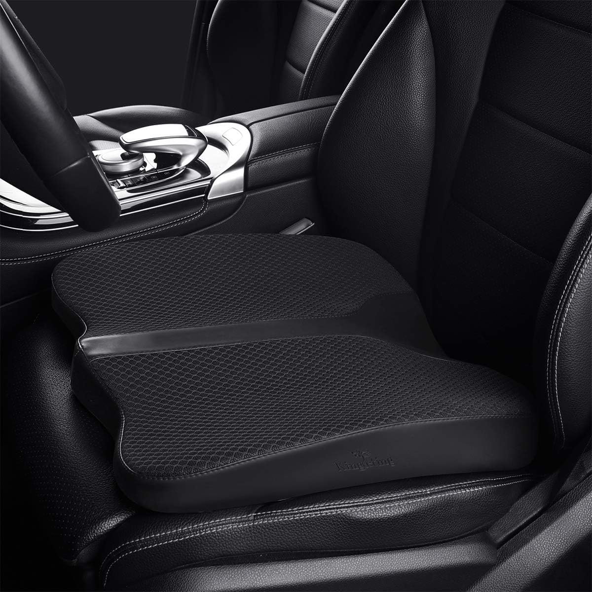 Goedkoopste Ergonomisch Kussen voor Autostoelen - Traagschuim Vulling - Voor Extra Comfort tijdens Het Zitten - Geschikt voor Auto- en Bureaustoelen