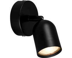 Spot BRILONER, draaibaar, max. 9 Watt, GU10, zwart, 8 cm
