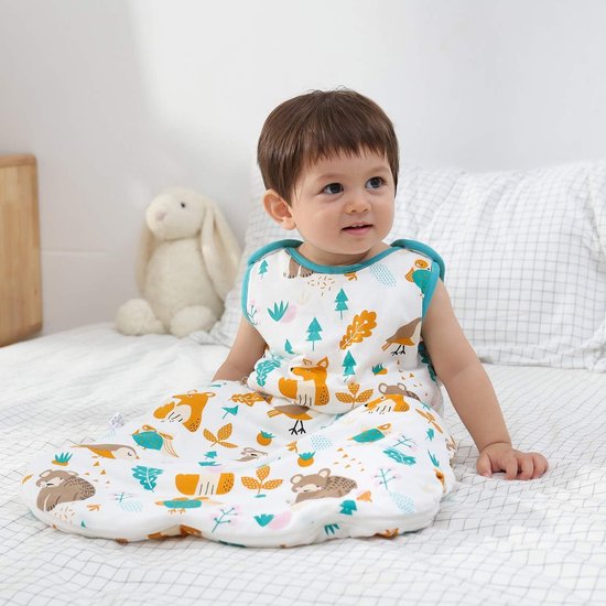 Slaapzak 25 TOG van 100% katoen - Baby winterslaapzak kinderslaapzak - Geboorte tot 18 maanden - Dierenwereld - 12 tot 18 maanden — afbeelding 4