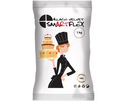 Smartflex Fondant - Zwart Velvet - 1kg