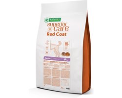 NATURE'S PROTECTION SUPERIOR CARE droog graanvrij voer voor jonge honden van kleine rassen met rode vacht, met zalm 10kg.
