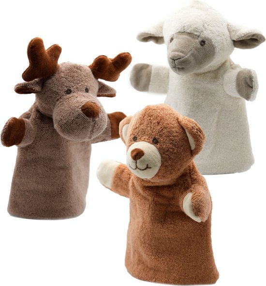 Handpoppen Bundel - Beer, Lam & Rendier
