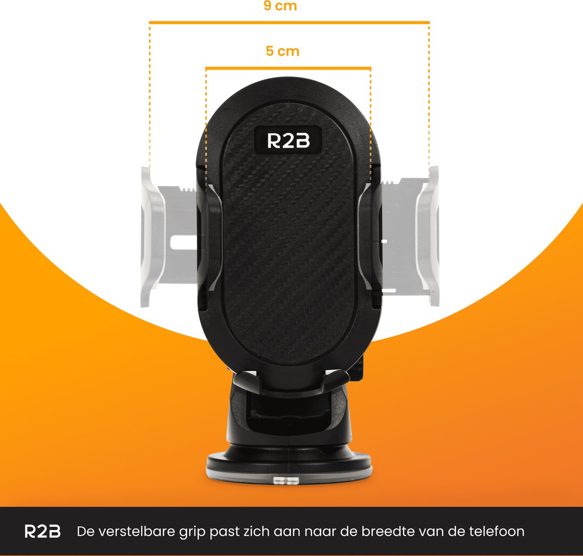 R2B Telefoonhouders Auto Zuignap - Raam/Dashboard/Ventilatie - Telefoonhouder Auto - Gsm Houder Auto - Autohouder - Mobiel Houder Auto - Telefoon Houder - Auto Telefoonhouder - Phone Holder Car – foto 6