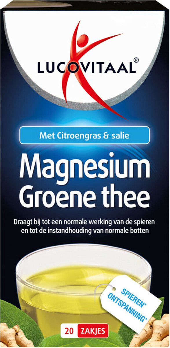 Lucovitaal Thee Magnesium - 2 x 20 stuks - Voordeelverpakking