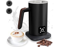 Electric Milk Frother - 4-in-1 Automatic Fast Foaming 590 ml Milk Frother for Hot Chocolate Latte