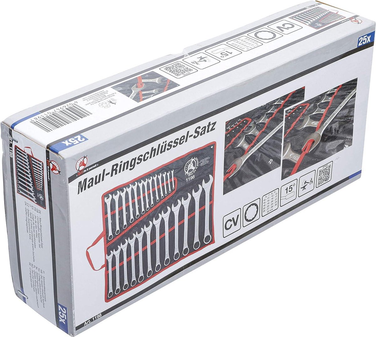 BGS 1214 Ringsleutelset verdiept 6 x 7 - 30 x 32 mm 12-delig