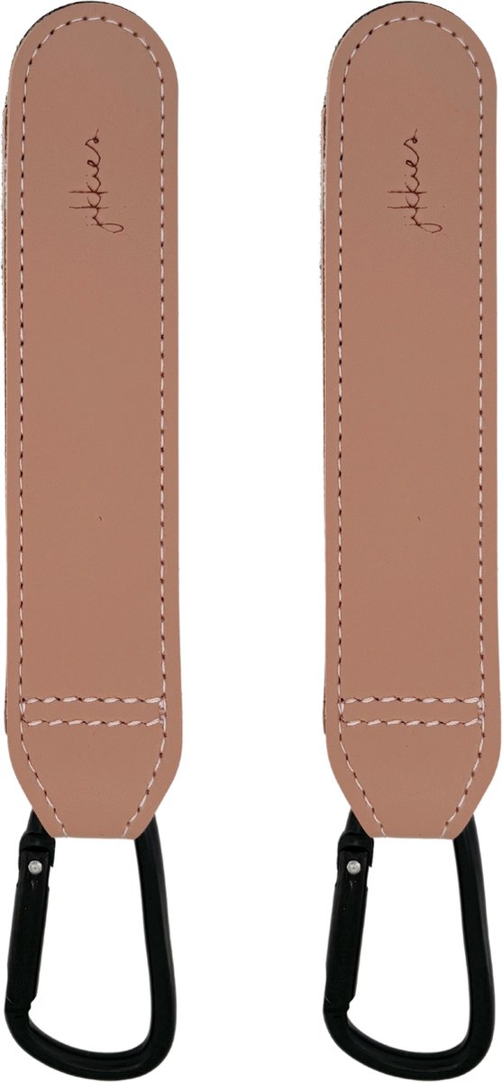 Jikkies ® - Tassenhaak - Kinderwagen Tassenhaak - Buggy Haak - Extra Stevig - Sterke Tassenhaak - Universele Haak - Set van 2 - Taupe van Jikkies — afbeelding 4