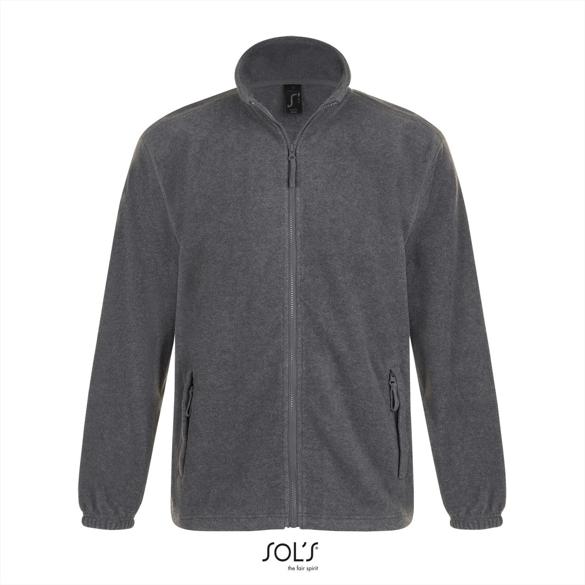 SOL’S Fleecejacket North L742 Melange Grijs