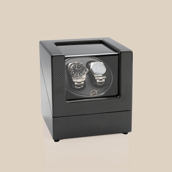 Foto: Watchwinder horloge opwinder automatische horloge opwinder box voor 2 horloges