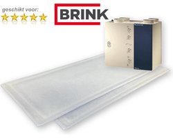 50 sets WTW filters - Brink Renovent - HR 250 / 325 M/L BYPASS - klasse G3 - VVE - PalletVoordeel