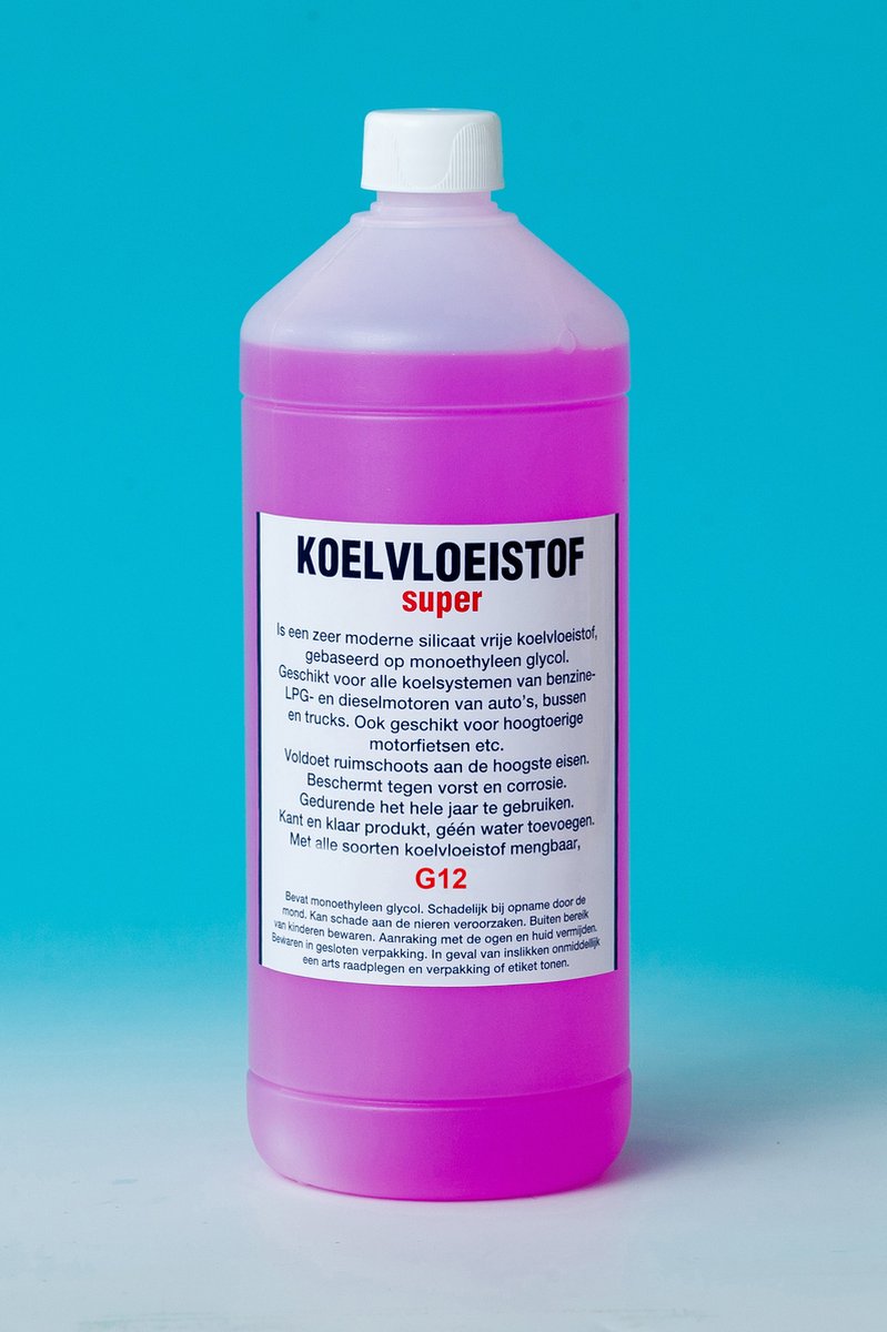 Koelvloeistof G12 (Longlife) 1ltr. -40 graden