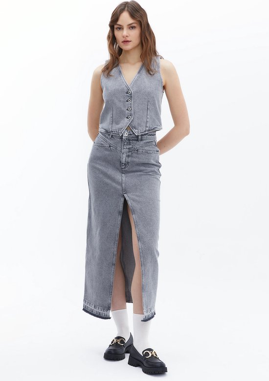 Wide leg jeans dames blauw Kyra Hello Miss