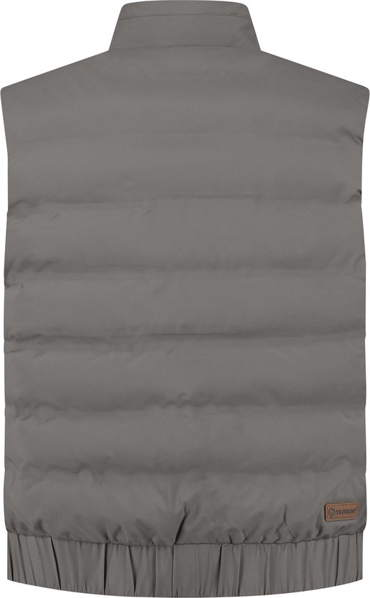 Travelin- Gilet doublé pour homme - Déperlant - Gris foncé
