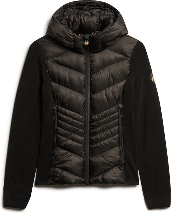 Superdry HOODED STORM FLEECE JKT Dames Jas - Maat M