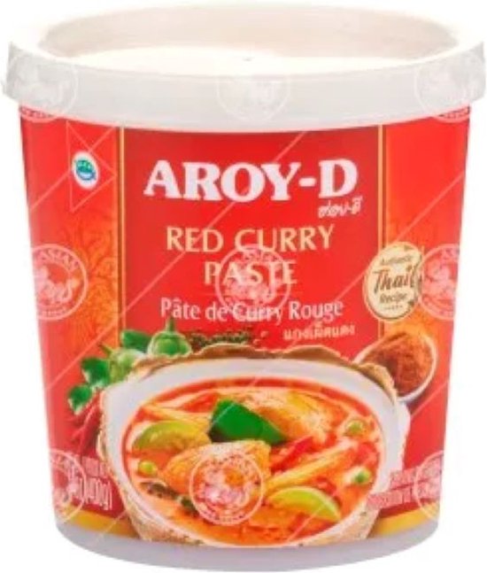 Aroy-D | Rode curry pasta | 400 gram | red curry paste | authentiek Thais |