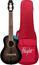 Flight ALMNIGCEQA Nighthawk Concert Electro Ukulele - Black Spot