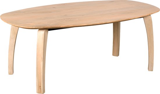 Foto: Lewis loft eettafel luna fsc gecertificeerd mangohout deens ovaal 180x100 cm naturel