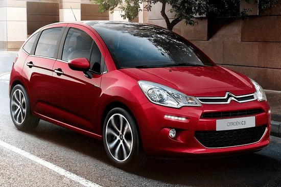 Tapis de voiture en caoutchouc Citroen C3 - Année de construction : 2013 - 12/2016 - Ajustement d'origine - 4 pièces