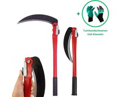 Zeis - Rood - 43 cm - Inklapbaar - Inclusief Graafhandschoen - met Mesvergrendeling - Handsikkel - Ergonomisch - Handschoen met Graafklauw - Tuinhandschoenen - Handzeis - Handsikkel Zeis - Rood - 43 cm - Inklapbaar - Inclusief Graafhandschoen - met Mesvergrendeling - Handsikkel - Ergonomisch - Handschoen met Graafklauw - Tuinhandschoenen - Handzeis - Handsikkel