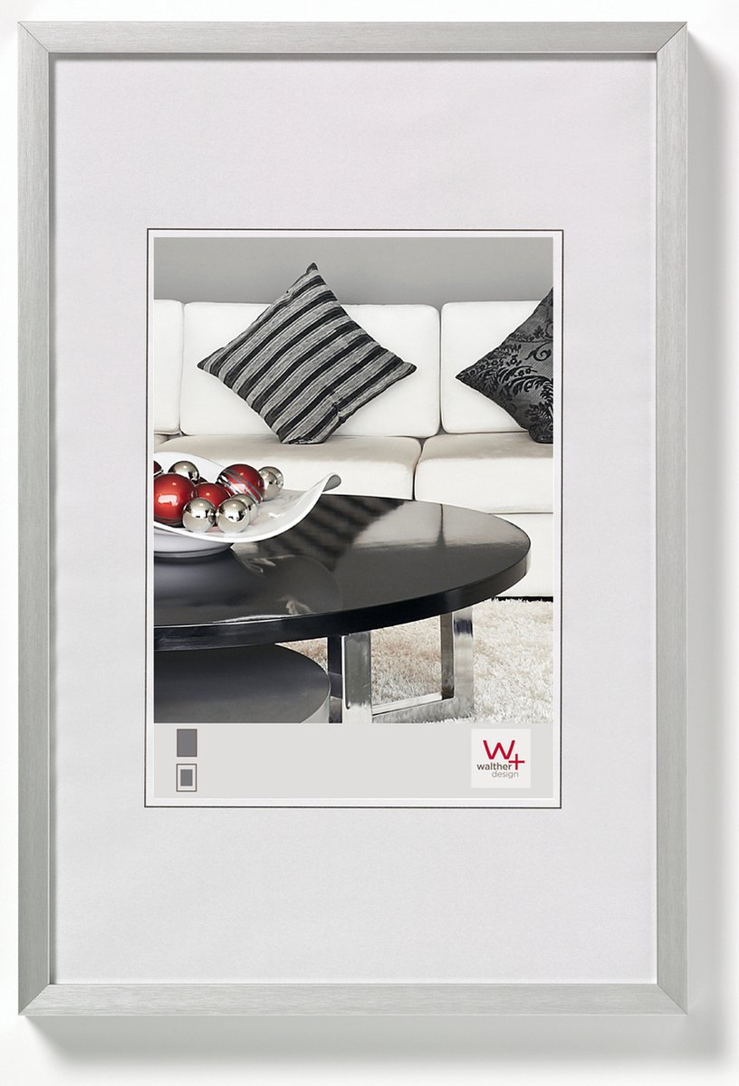 Walther Chair - Fotolijst - Fotoformaat 29,7x42 cm (DIN A3) - zilver