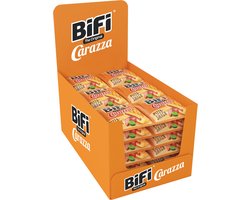 BiFi Carazza - Pizza Snack - met Salami, kaas en tomatensaus - Ideale Vlees Snack - voor Tussendoor, Onderweg of in de Lunchtrommel - 30x40g