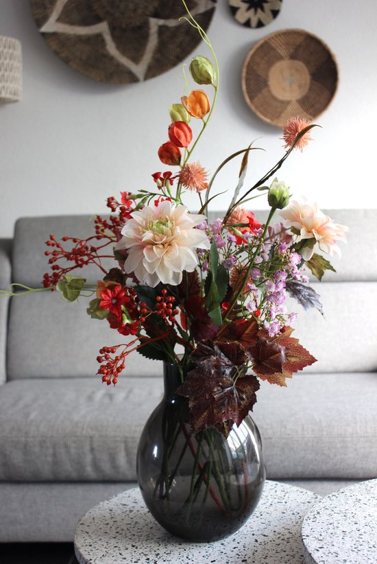 8x rode rozen marleen kunstbloemen 63 cm - woondecoratie-accessoires - kunstbloemen - nepbloemen 8x rode rozen marleen kunstbloemen 63 cm - woondecoratie-accessoires - kunstbloemen - nepbloemen