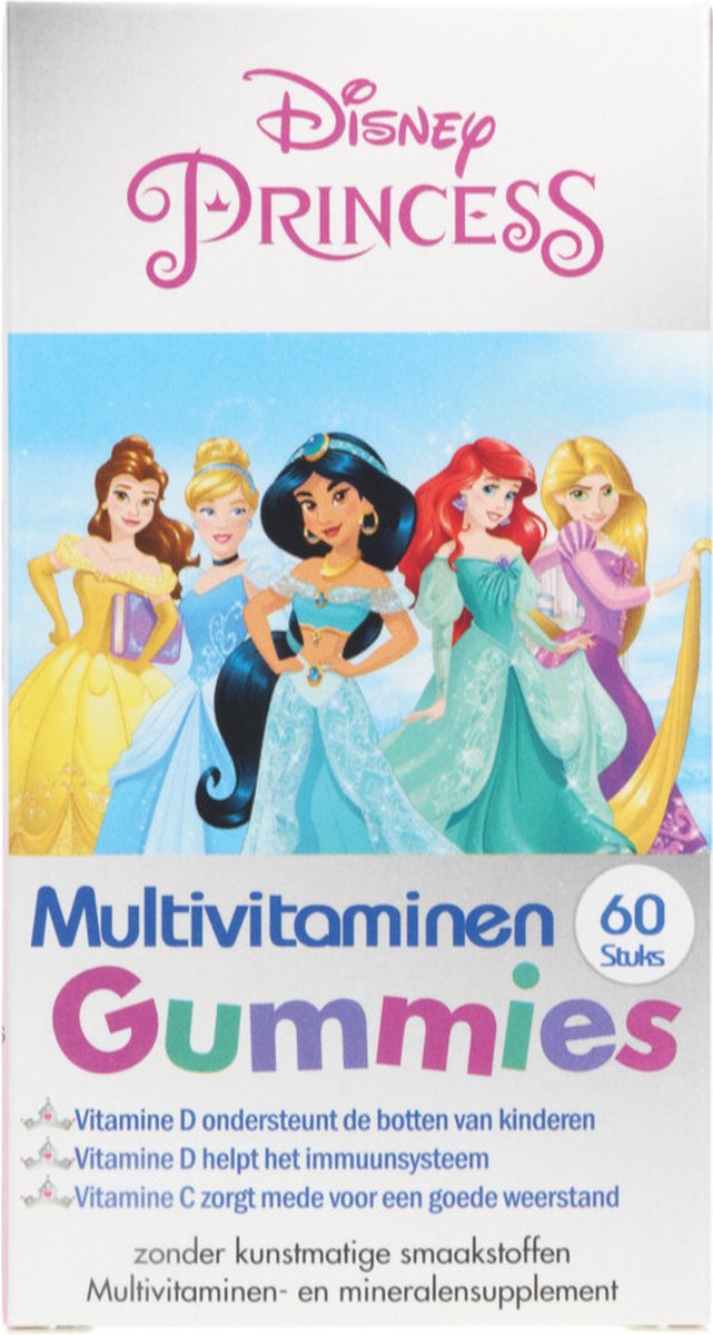 Goedkoopste Disney Kinder Multivitaminen Gummies Princess - 60 Gummies