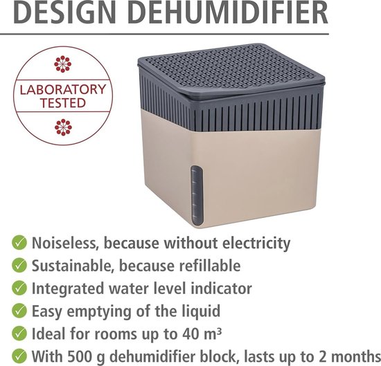 Wessper Dehumidifier, Disposable Dehumidifier 400ml