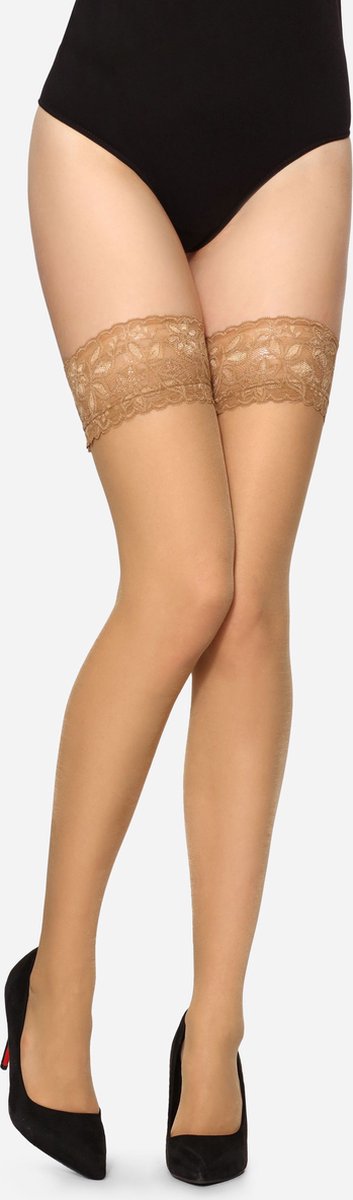 Merry Style Dames Hold-Up Kousen - 20 Denier - Licht glanzend - Elastisch - Polyamide - MS-GB-209 - Beige