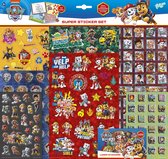 Totum Paw Patrol - super set d'autocollants XL - 7 feuilles d'autocollants avec des autocollants gonflés métalliques et 3D