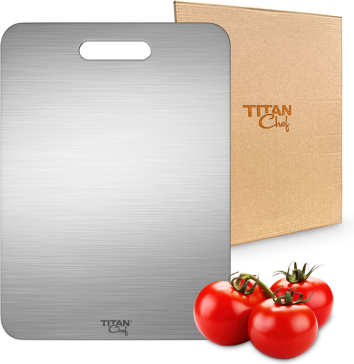 TitanChef RVS Snijplank - Snijplanken - Vaatwasserbestendig - 39x28cm