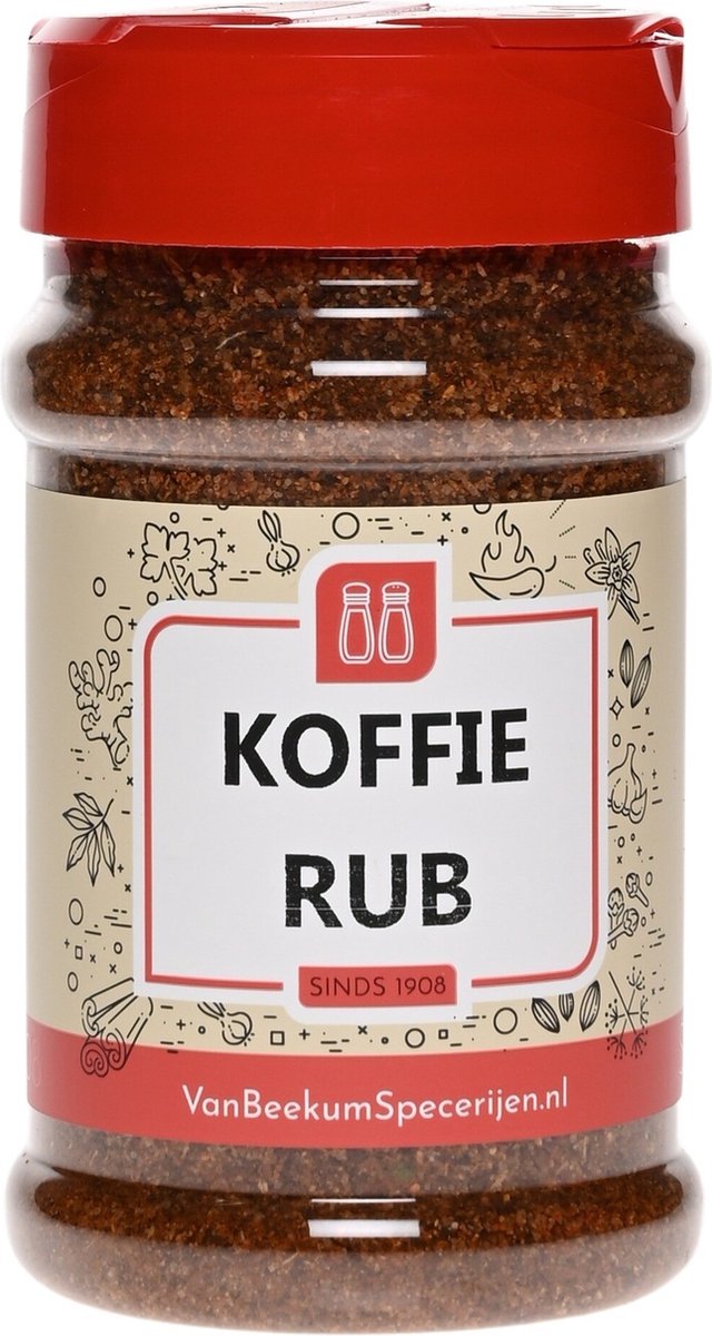 Goedkoopste Van Beekum Specerijen - Koffie Rub - Strooibus 200 gram