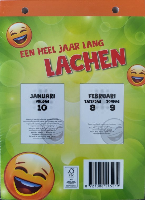 Scheurkalender Moppen 2025 Kalender 2025 Een heel jaar lang lachen bol
