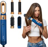Dryze® Airstyler - Krultang 5 in 1 - Multistyler - Föhnborstel - Hairwrap - Krulborstel - Kort & Lang Haar - Heteluchtborstel - Vinca blue edition