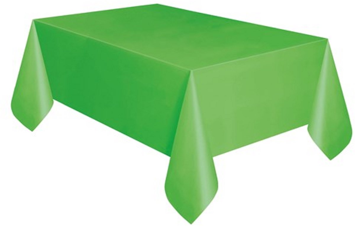 Tafelkleed - Cadebo - Lime Groen - 137x274cm - Plastic - Gratis Verzonden
