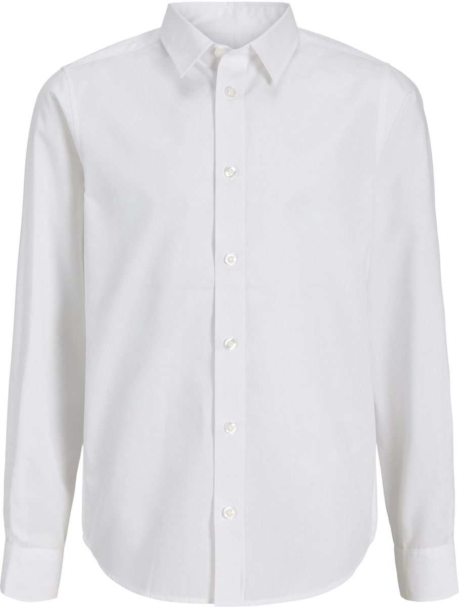 JJREBEL JUNIOR - JREBGAVIN SOLID SHIRT LS JNR Jongens Overhemd