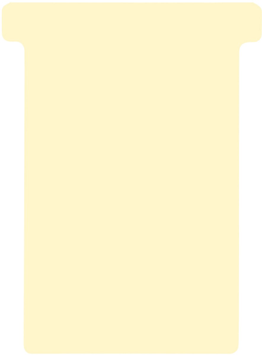 T-kaart djois formaat 3 77mm beige 100st | 5 stuks