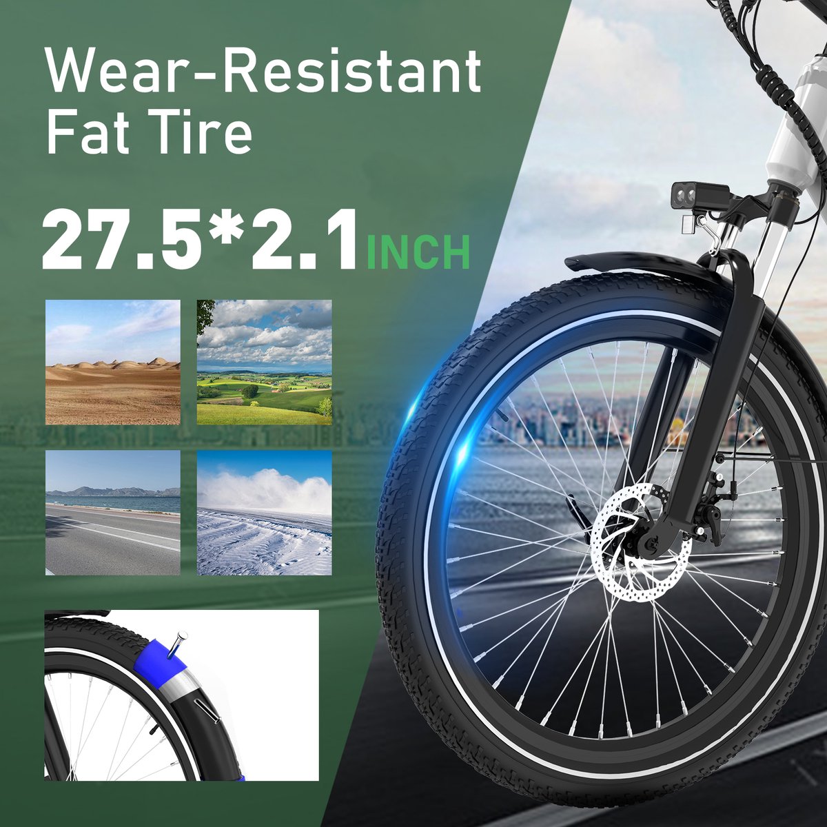 RCB G5 Elektrische Fiets - 27.5 Inch - Lichtgewicht Aluminium Frame - Actieradius 80km-zilver thumbnail 3