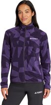 adidas TERREX Veste molleton entièrement zippée imprimée Terrex Multi - Femmes - Violet - XS
