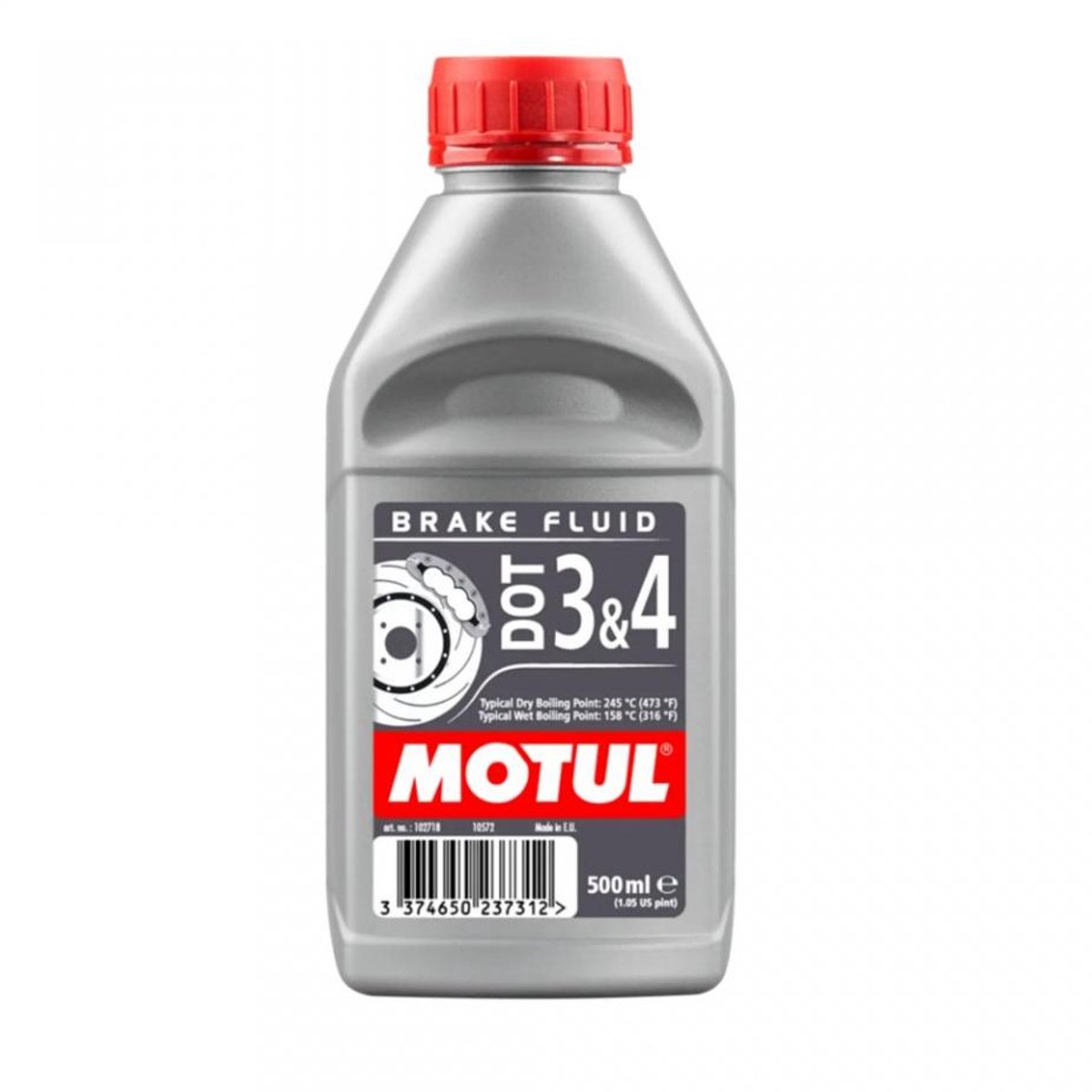 Motul Remvloeistof DOT 3 en 4, 500ml